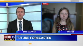 Future Forecaster Flashback: 7-year-old Rachel helps with the weather