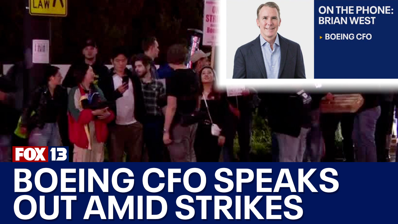 Boeing factory workers go on strike