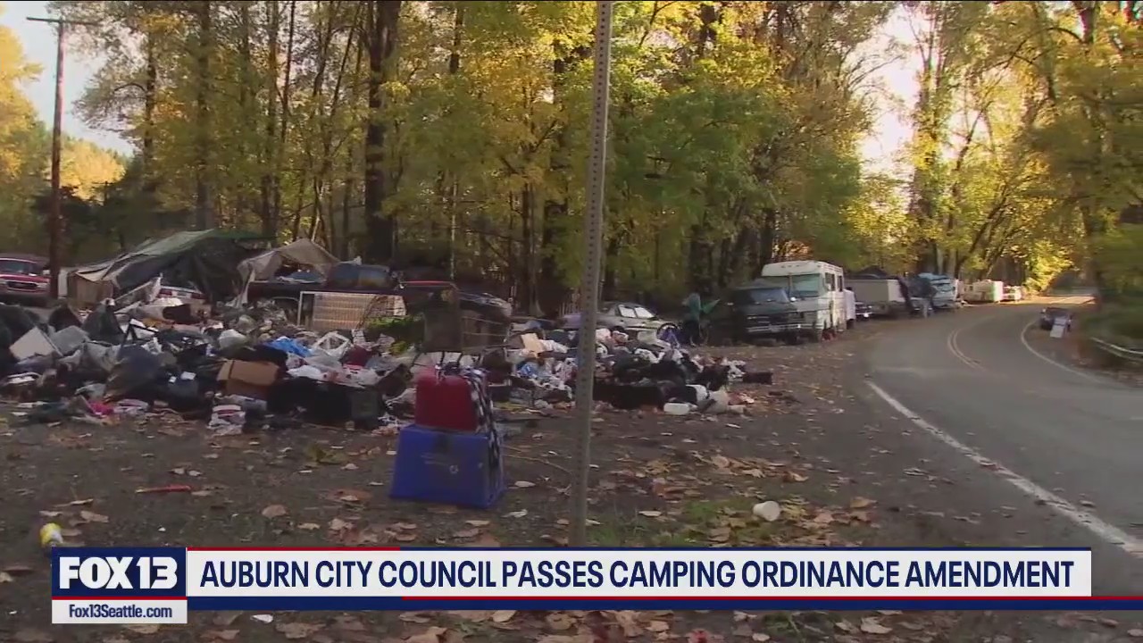 Auburn passes ordinance to ban public camping in city parks