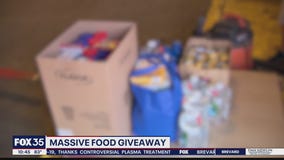 Massive food giveaway in Sanford