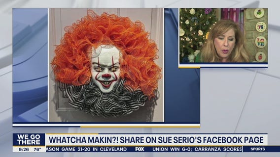 Whatcha Makin? Scary wreaths for Halloween