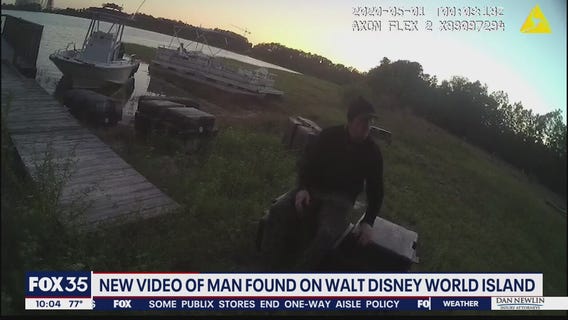 Video shows man on private Disney island