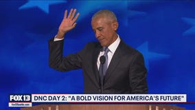 Obama speaks at Day 2 of DNC