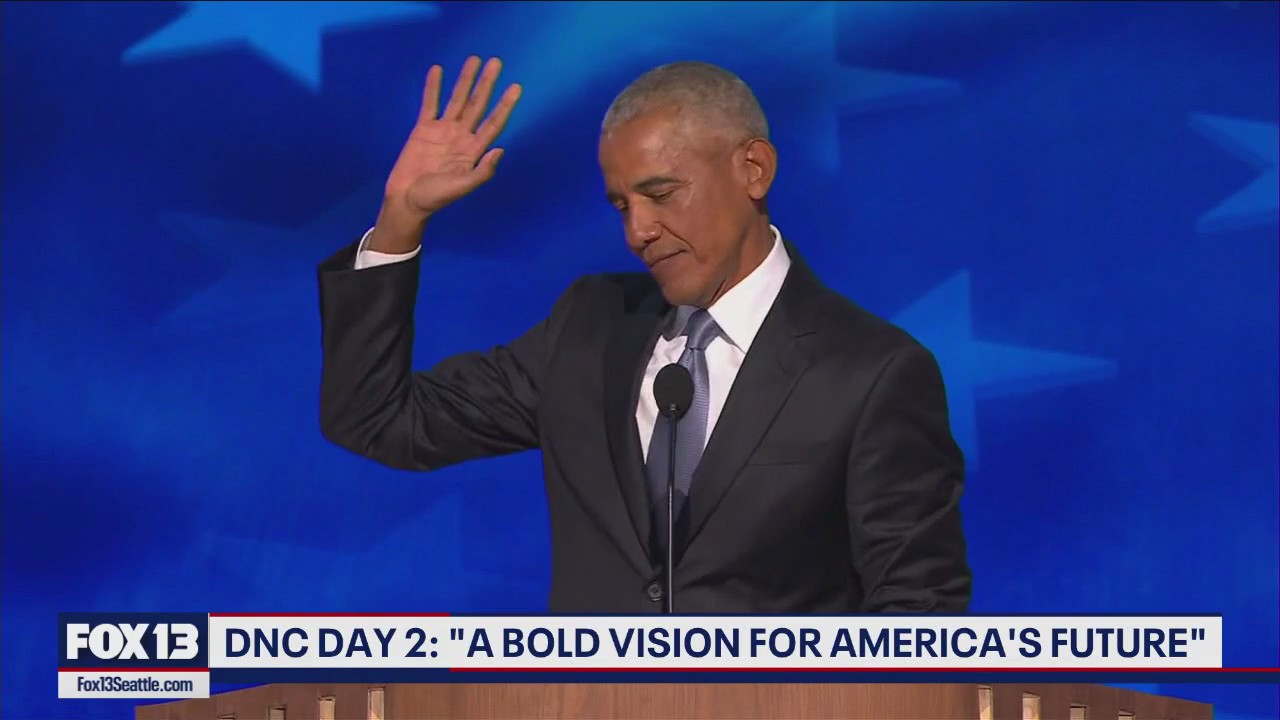 Obama speaks at Day 2 of DNC