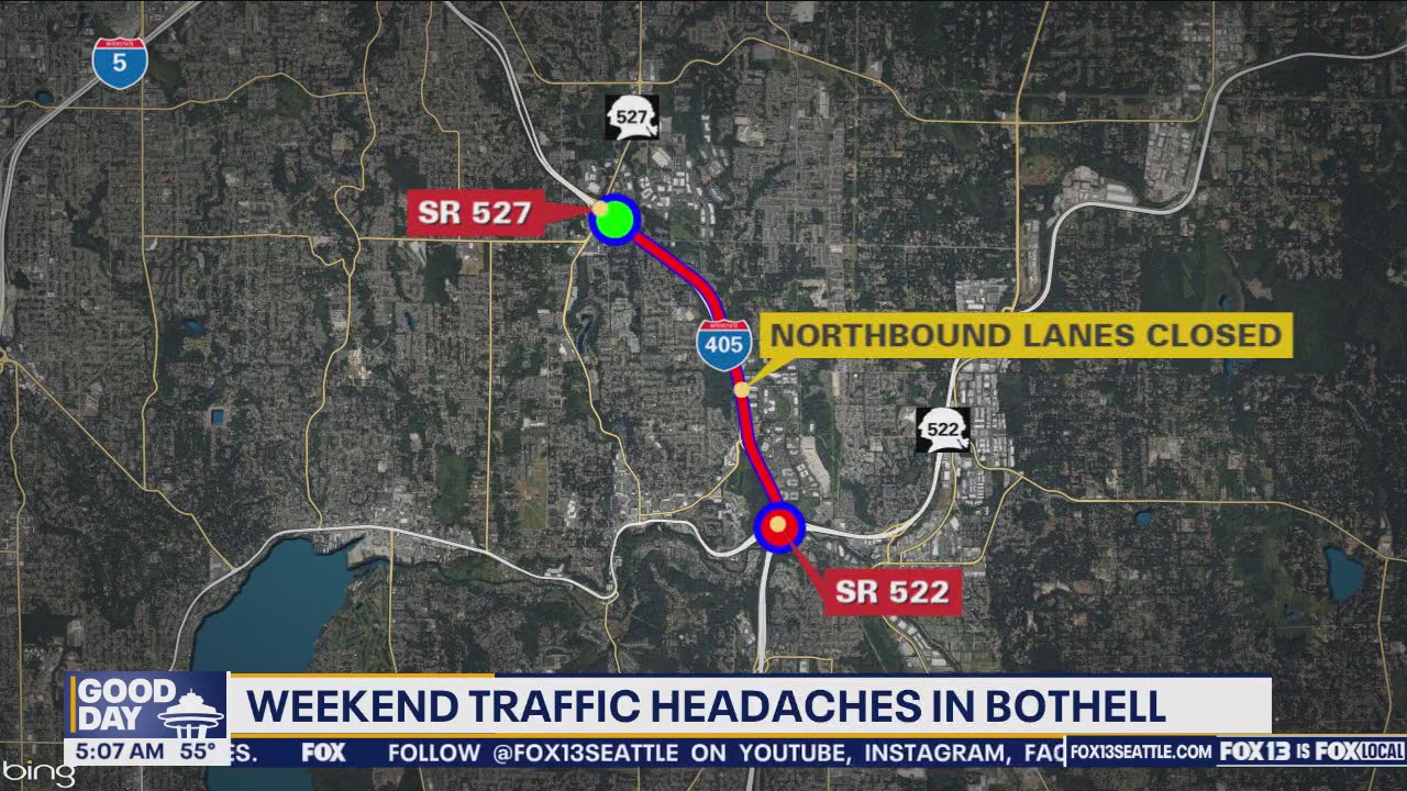 Traffic closures this weekend in WA
