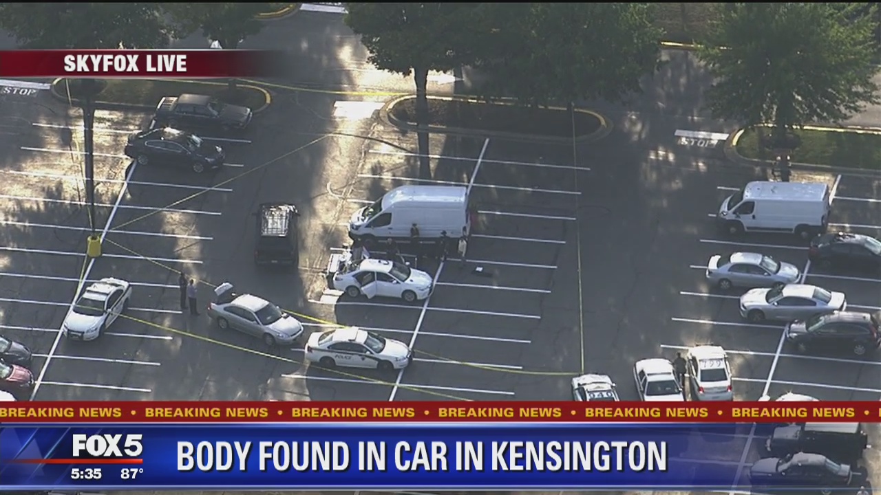 Body found in car at Kensington parking lot, police say