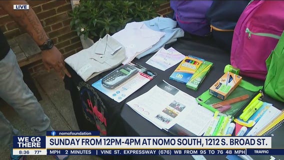 NOMO Foundation giving away free supplies, services at Back To School Pep Rally