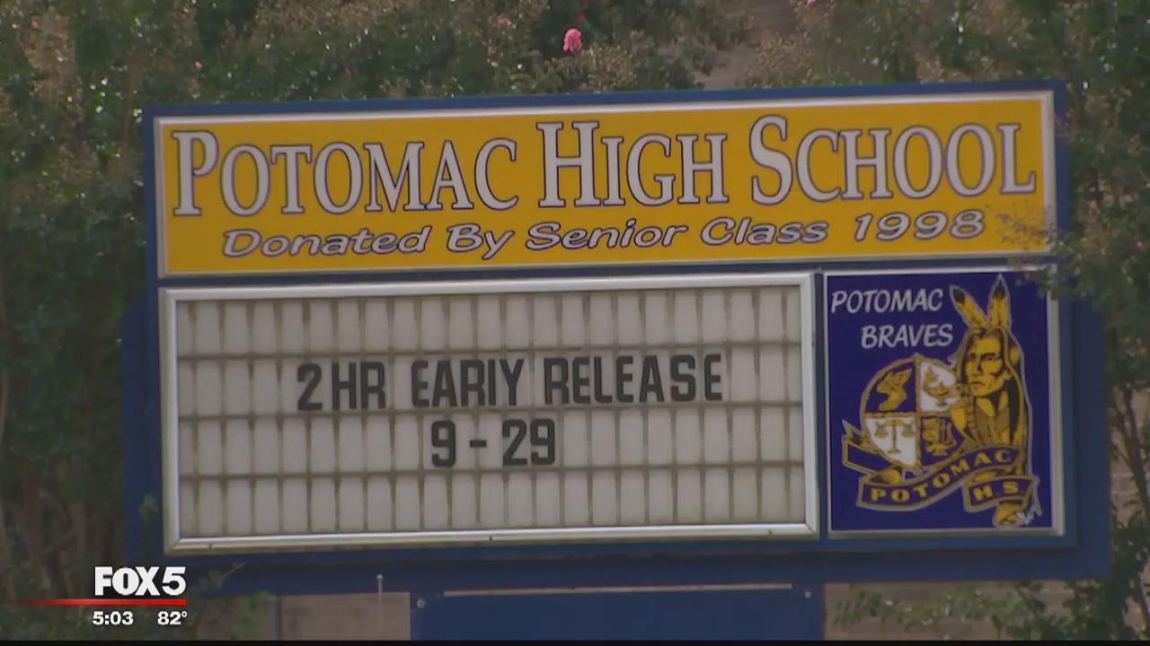 Lockdown at Potomac High School lifted after student with gun taken into custody, police say