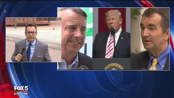 Poll shows President Trump having effect on Virginia governor's race