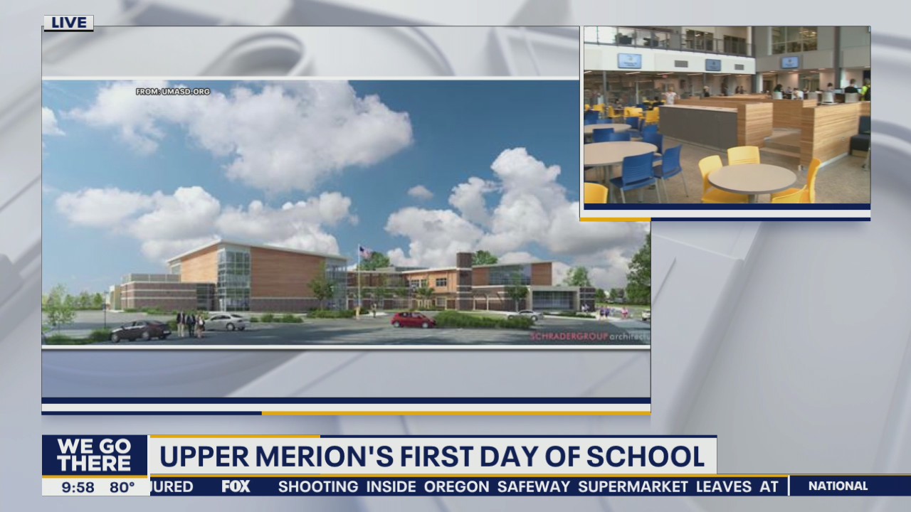 Inside the new Upper Merion High School as the school year kicks off