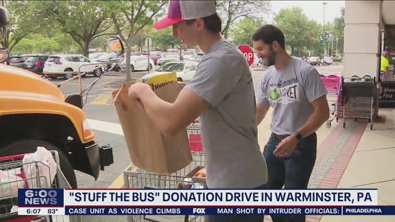 Bucks County students team with food bank to collect for food donation drive