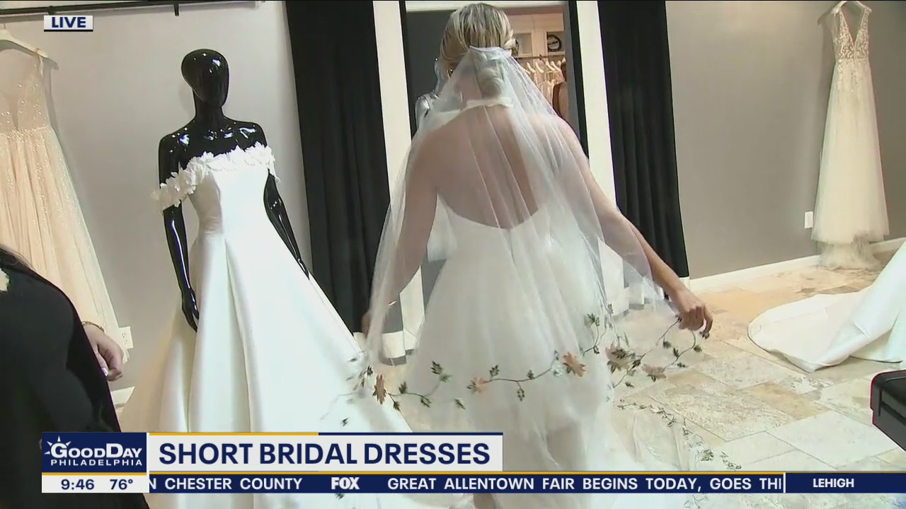 Short wedding dresses taking the wedding world by storm