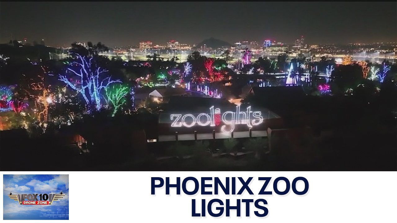 Phoenix Zoo Lights | Drone Zone