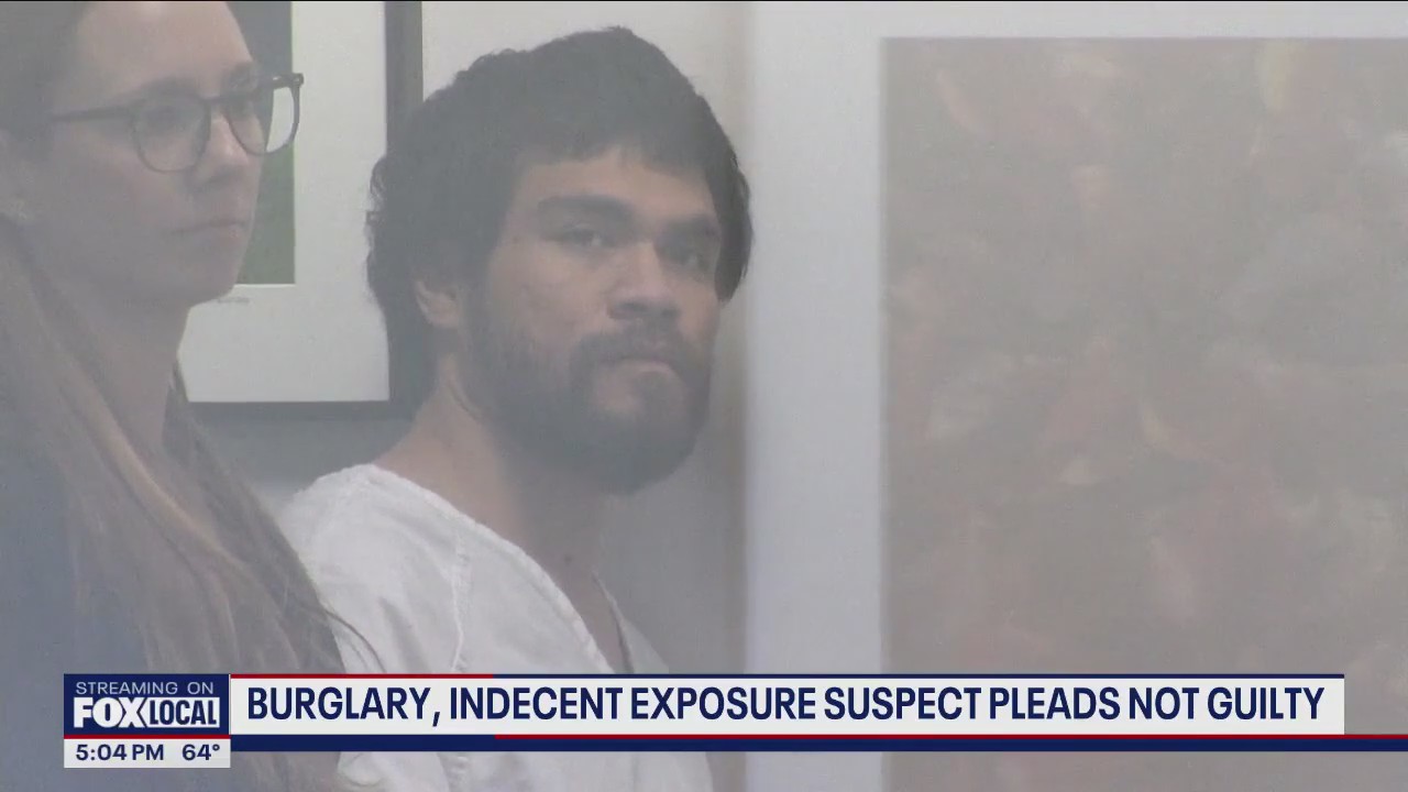Burglary, indecent exposure suspect pleads not guilty | FOX 13 Seattle