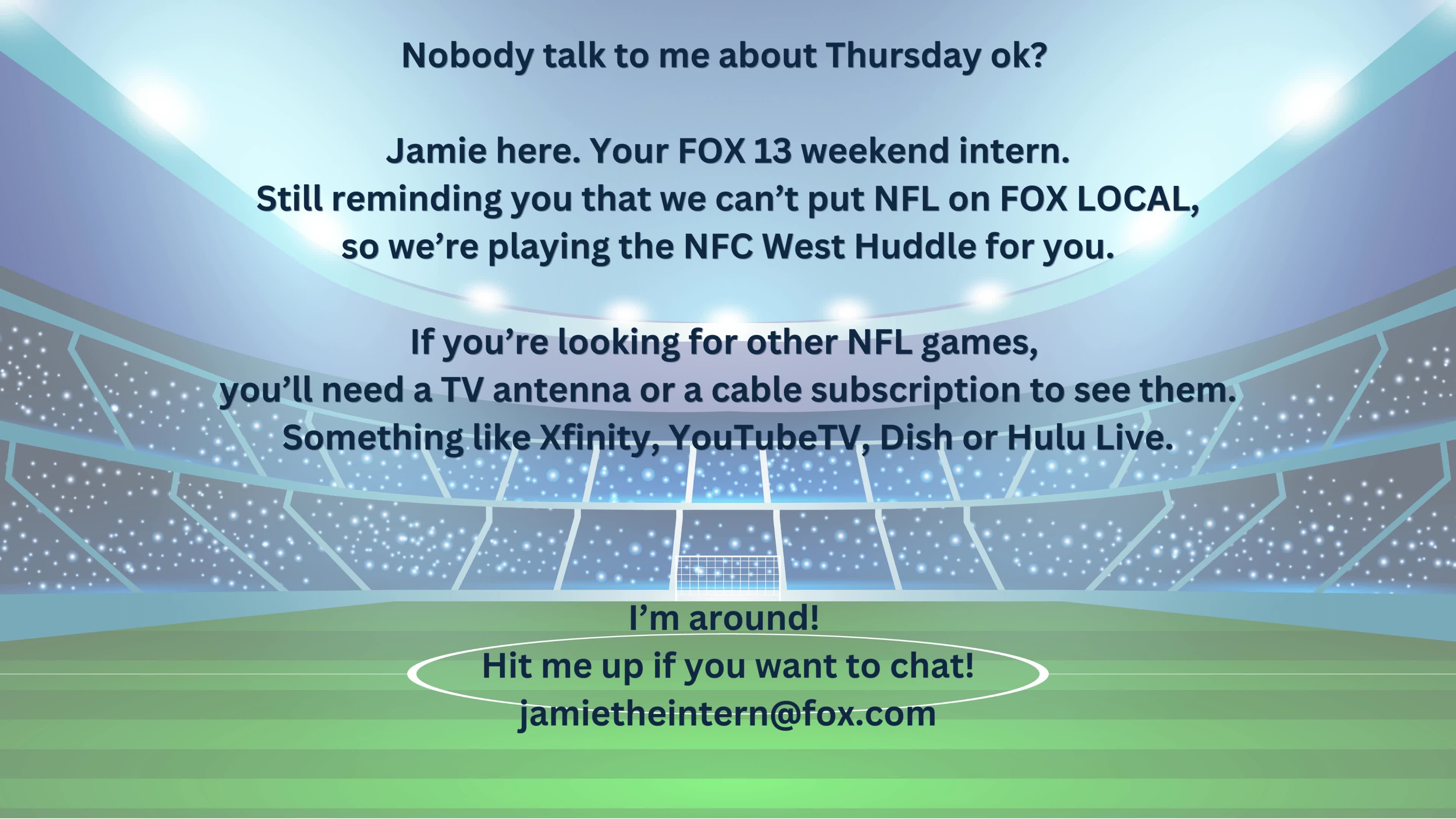 Where to watch weekend NFL games