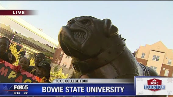 Bowie State University | FOX 5 College Tour: BSU Bulldog Statue