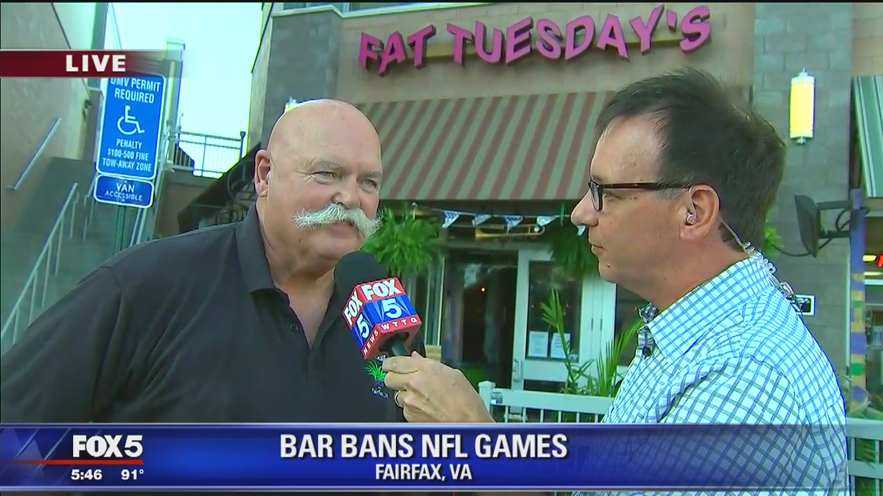 Virginia sports bar owner to stop showing NFL games after anthem protests