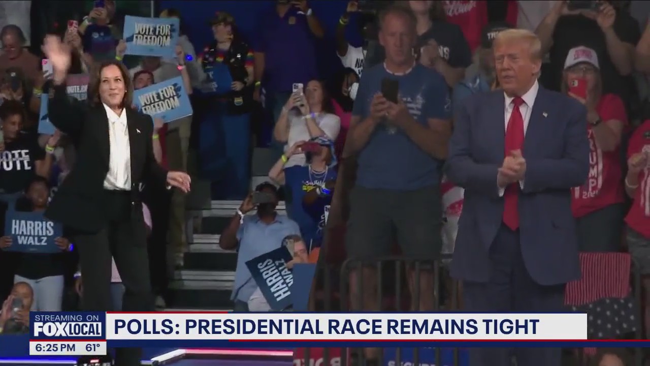 Polls show tight presidential race