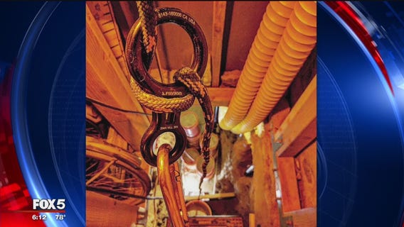 Photo shows tunnel inside Bethesda home where deadly fire happened