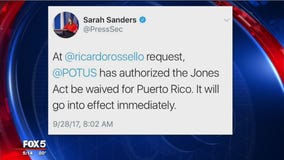 Trump clears way for more Puerto Rico aid