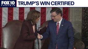 Donald Trump: Congress certifies his election win
