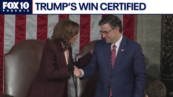 Donald Trump: Congress certifies his election win