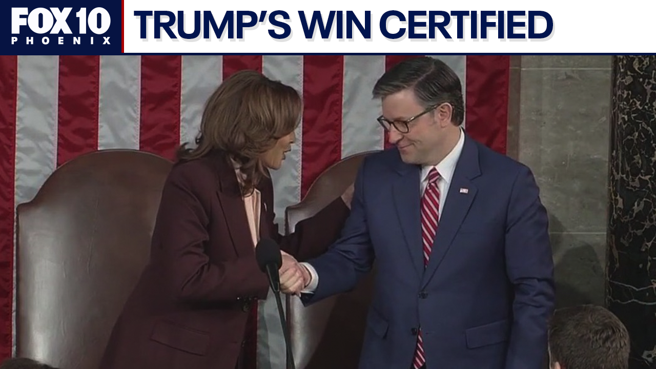 Donald Trump: Congress certifies his election win