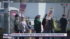 Boeing offers new contract to striking workers