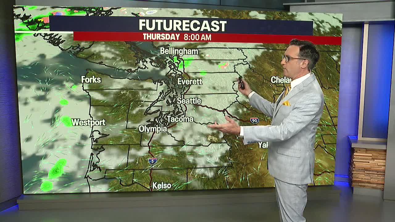 Cool morning, dry afternoon for Thursday