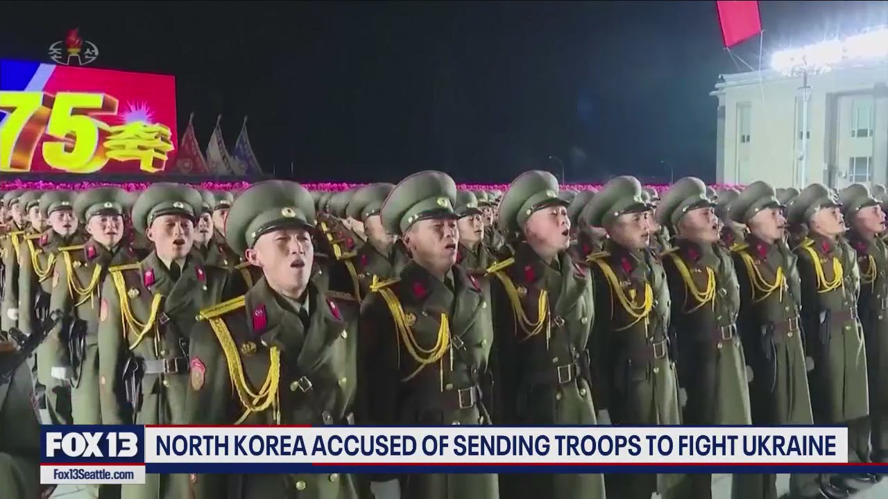 North Korea accused of sending troops to fight Ukraine