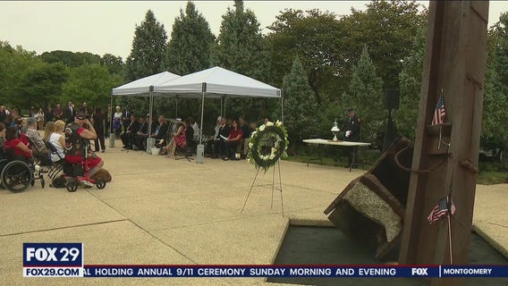 Families gather at the Garden of Reflection to honor loved ones killed on 9/11