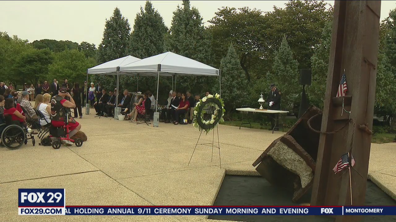 Families gather at the Garden of Reflection to honor loved ones killed on 9/11