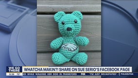 Whatcha Makin? Crotchet Eagles bear