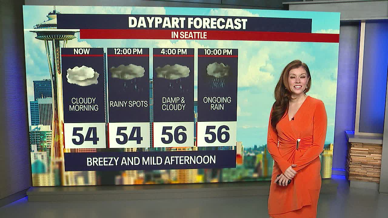 Seattle weather: Mid-weekend cooler, wetter switch up