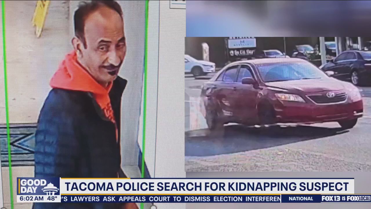 Tacoma police search for attempted kidnapping suspect