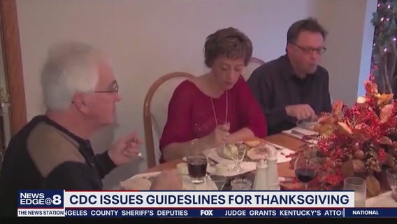 CDC Thanksgiving guidelines