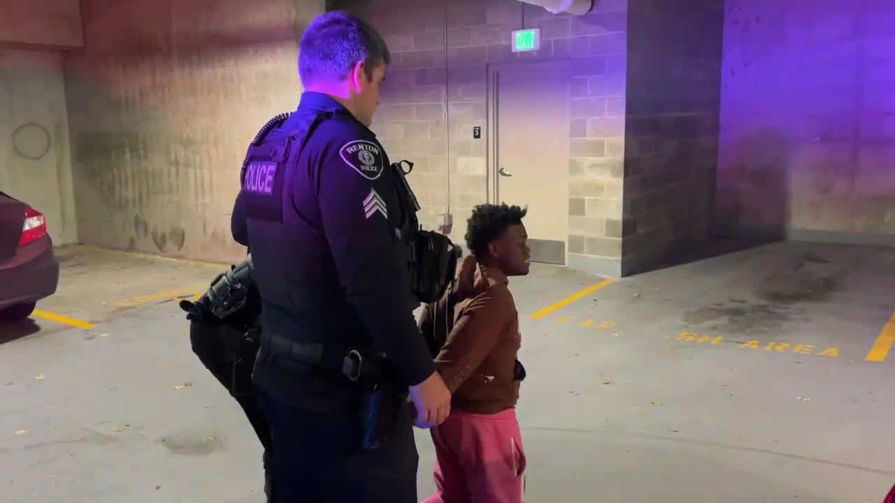 Arrest video shows 'Belltown Hellcat' taken into custody on $50K warrant