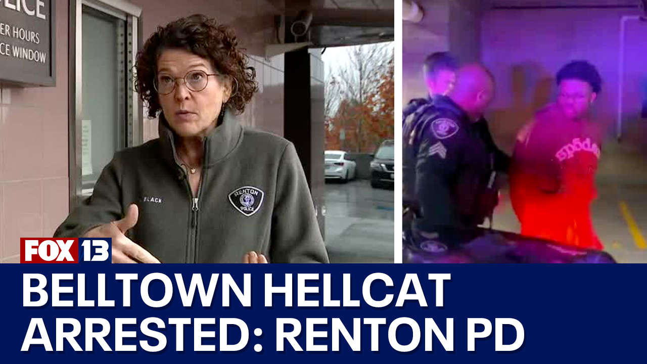 Renton police spokesperson addresses 'Belltown Hellcat's' arrest | FOX ...