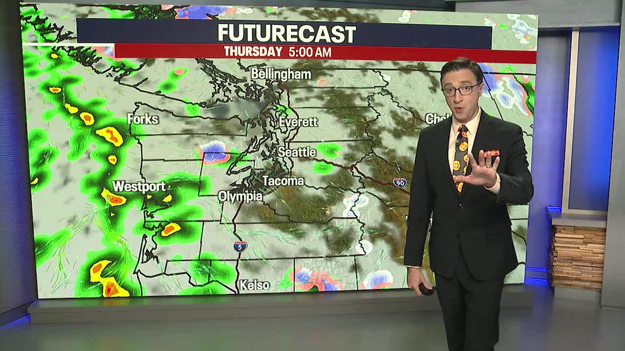 Few showers for Halloween