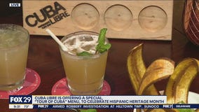 Hispanic Heritage Month: Cuba Libre offering special 'Tour of Cuba' menu