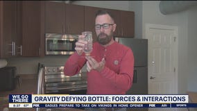 'Mr. Science' creates a gravity defying bottle