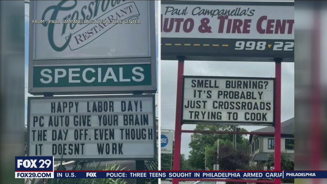 Delaware businesses engage in good-natured battle with signs