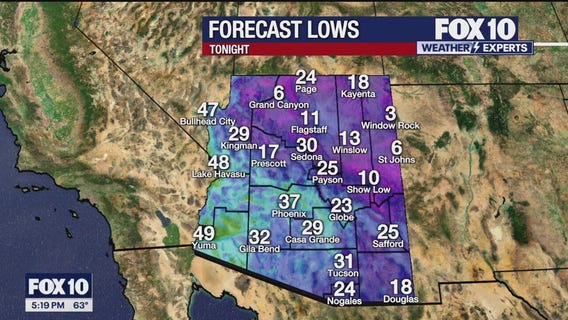 5 p.m. Weather Forecast - 1/11/25