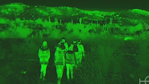 Taking a hike on South Mountain at night