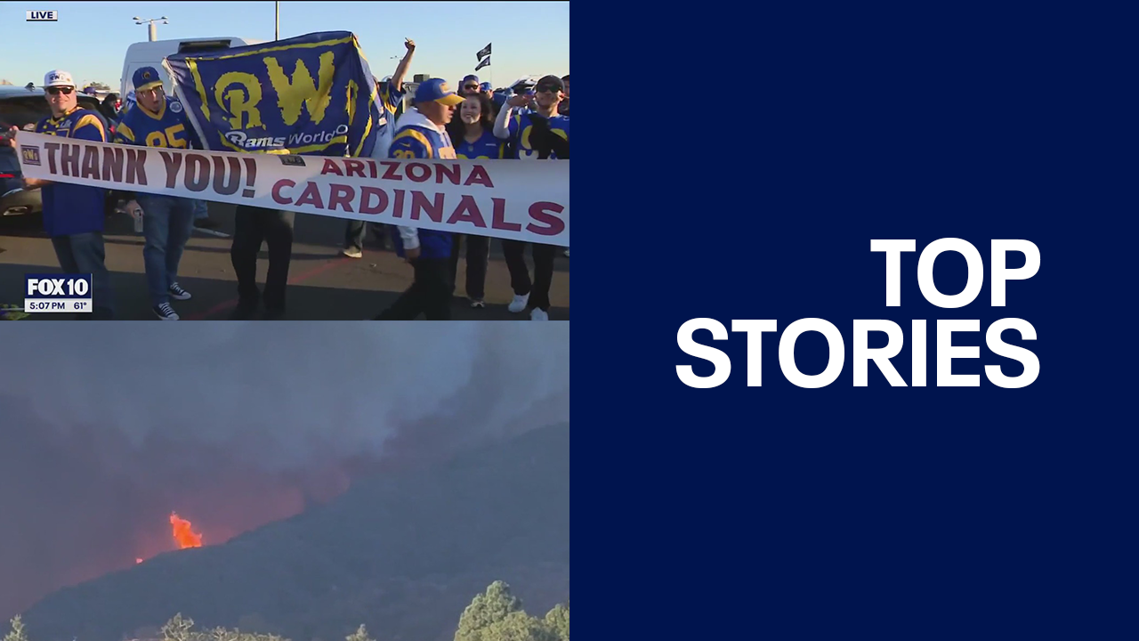 Rams & Vikings play in AZ; LA fires | FOX 10 Headlines 1/13/25