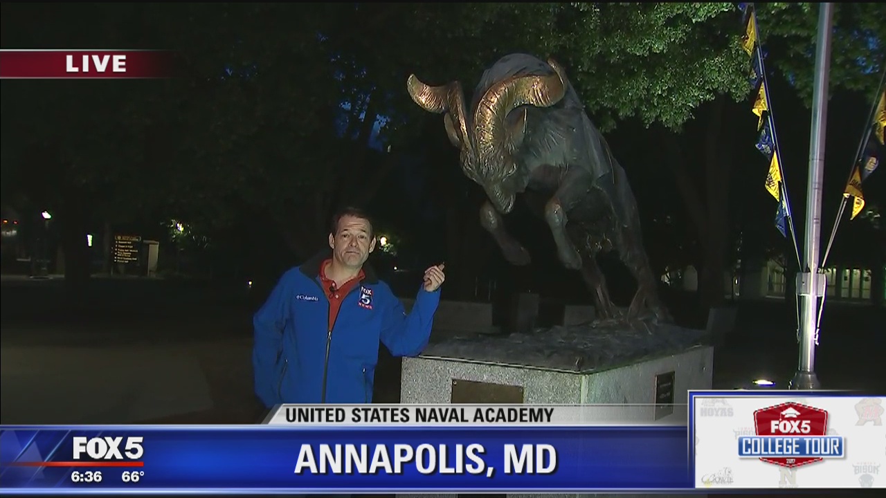 United States Naval Academy | FOX 5 College Tour: Bill the Goat