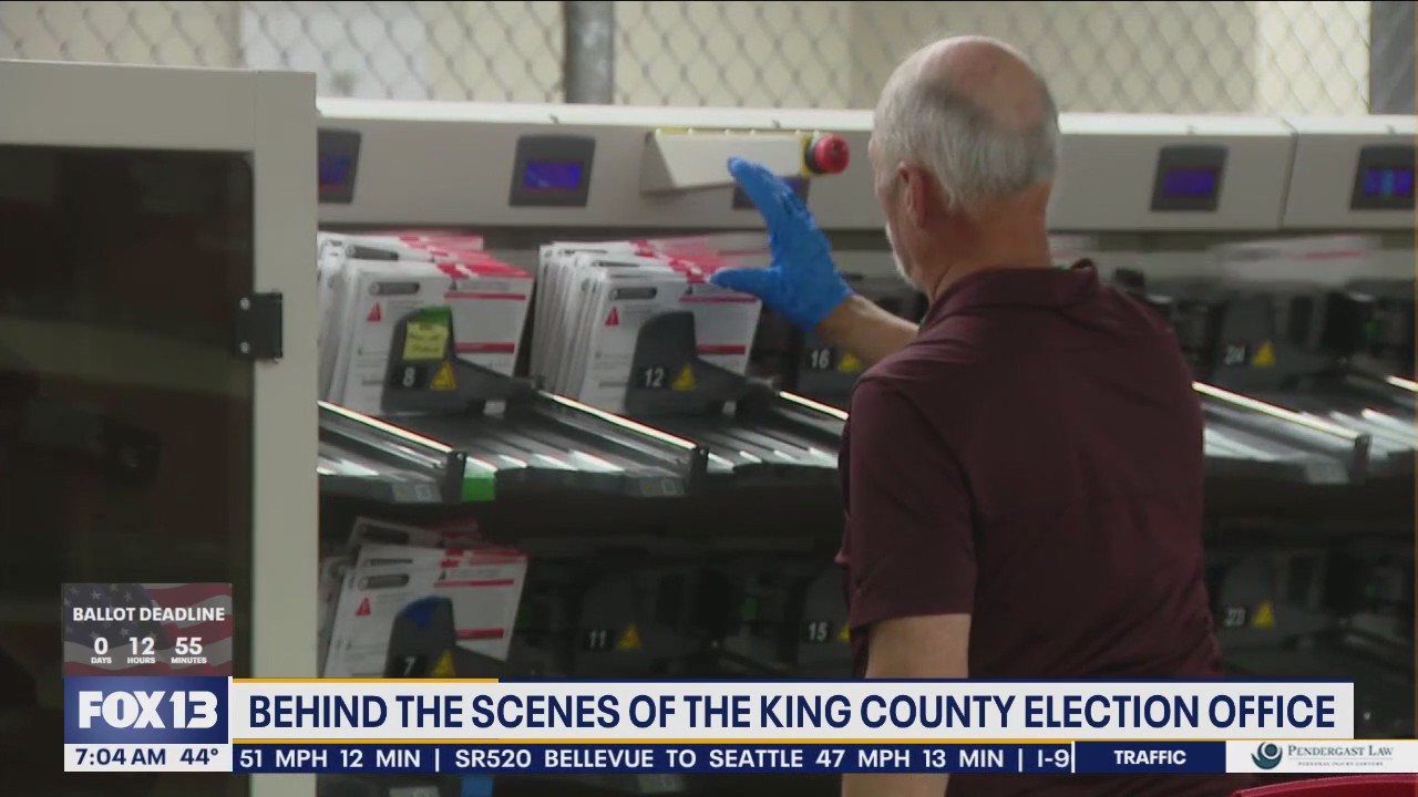Behind the scenes of the King County Election Office in WA
