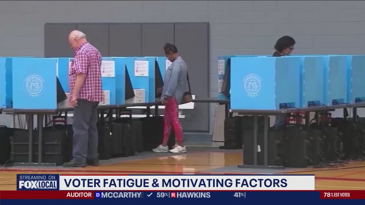 Voter fatigue and motivating factors