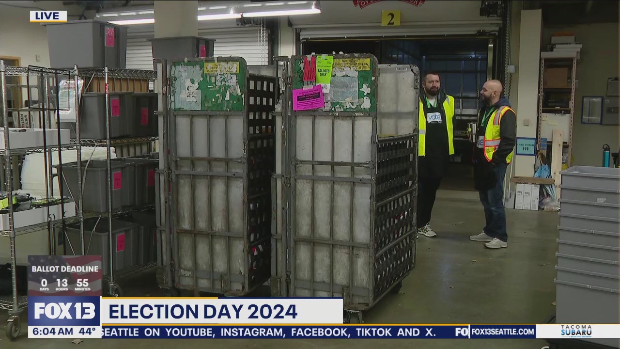 A look inside King County Elections Headquarters in WA