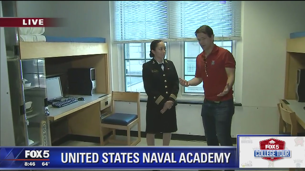 Inside The Midshipman Dorm | United States Naval Academy | FOX 5 College Tour